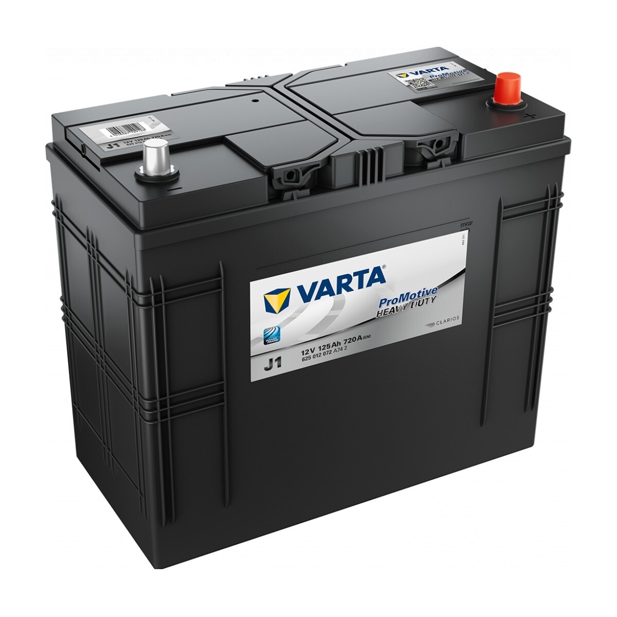 VARTA Promotive Black Batteri 12V 125AH 720CCA (349x175x270/290mm) +høyre J1