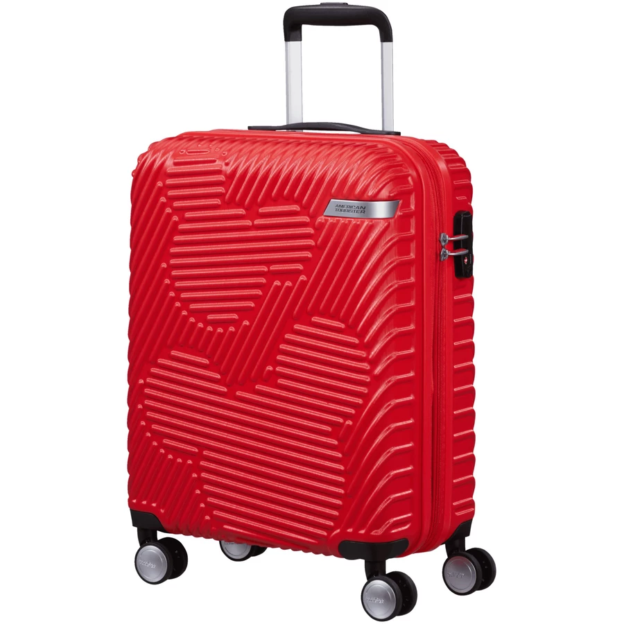 American Tourister Mickey Clouds - 4-Rollen-Kabinentrolley 55 cm erw. Mickey Classic Red