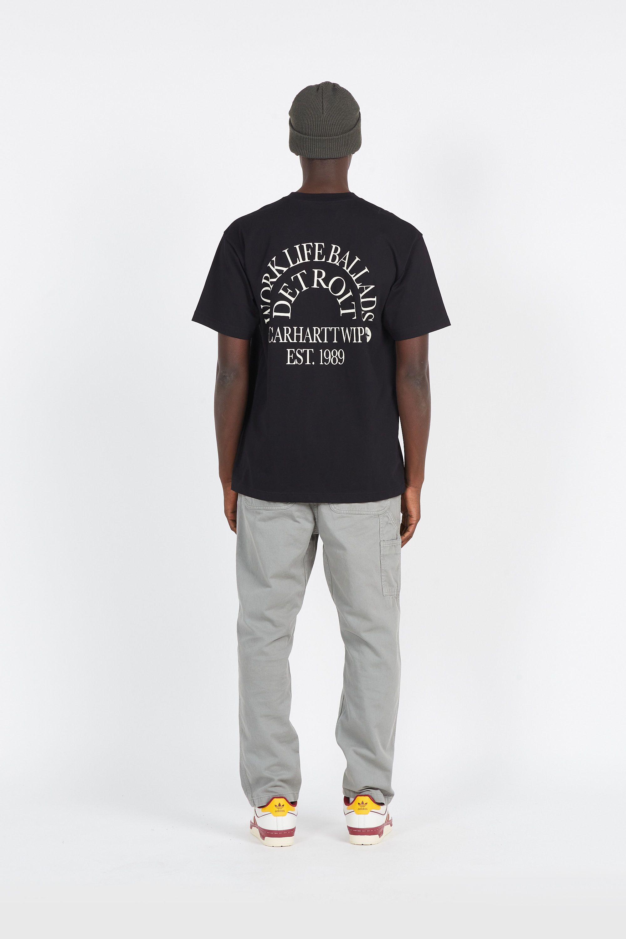CARHARTT WIP T-shirt  S/S Work Varsity T-Shirt Noir