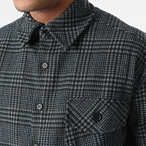 Surchemise KD666 Noir Bleu Marine