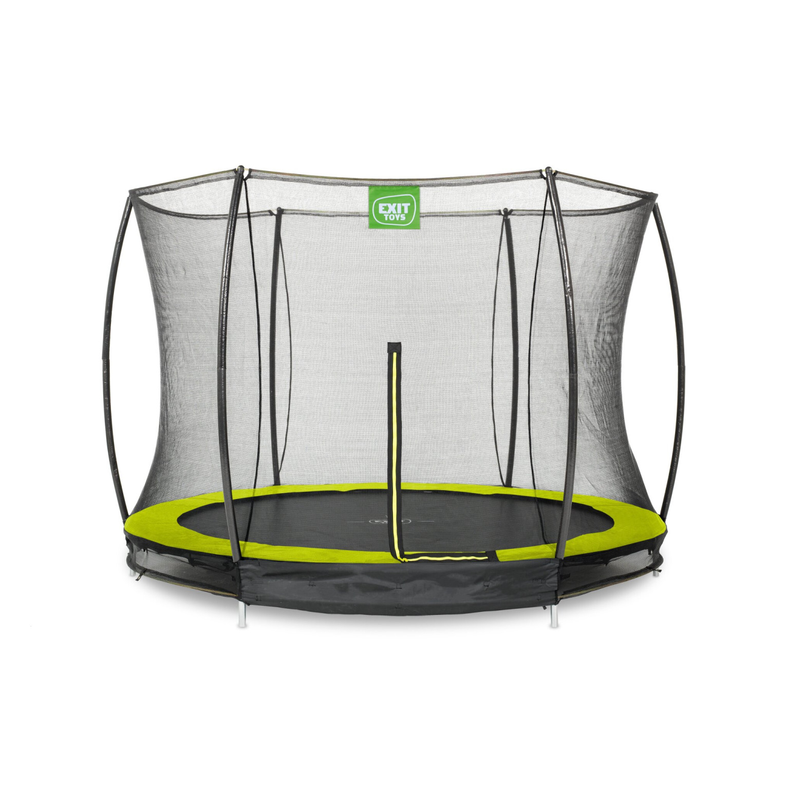 EXIT Silhouette inground trampoline ø244cm met veiligheidsn