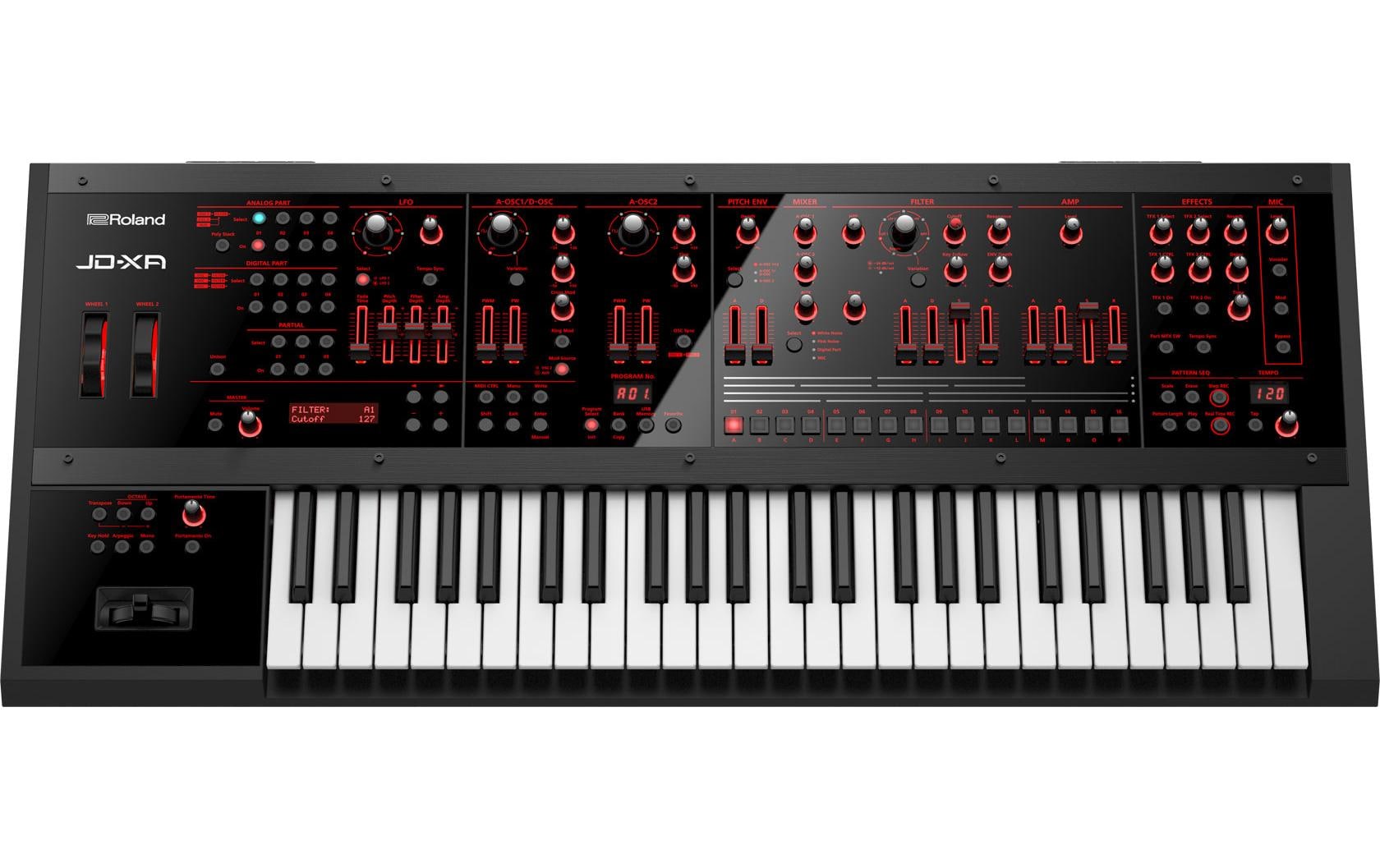 Synthesizer JD-XA<br>Analog/Digitaler Crossover-Synthesizer