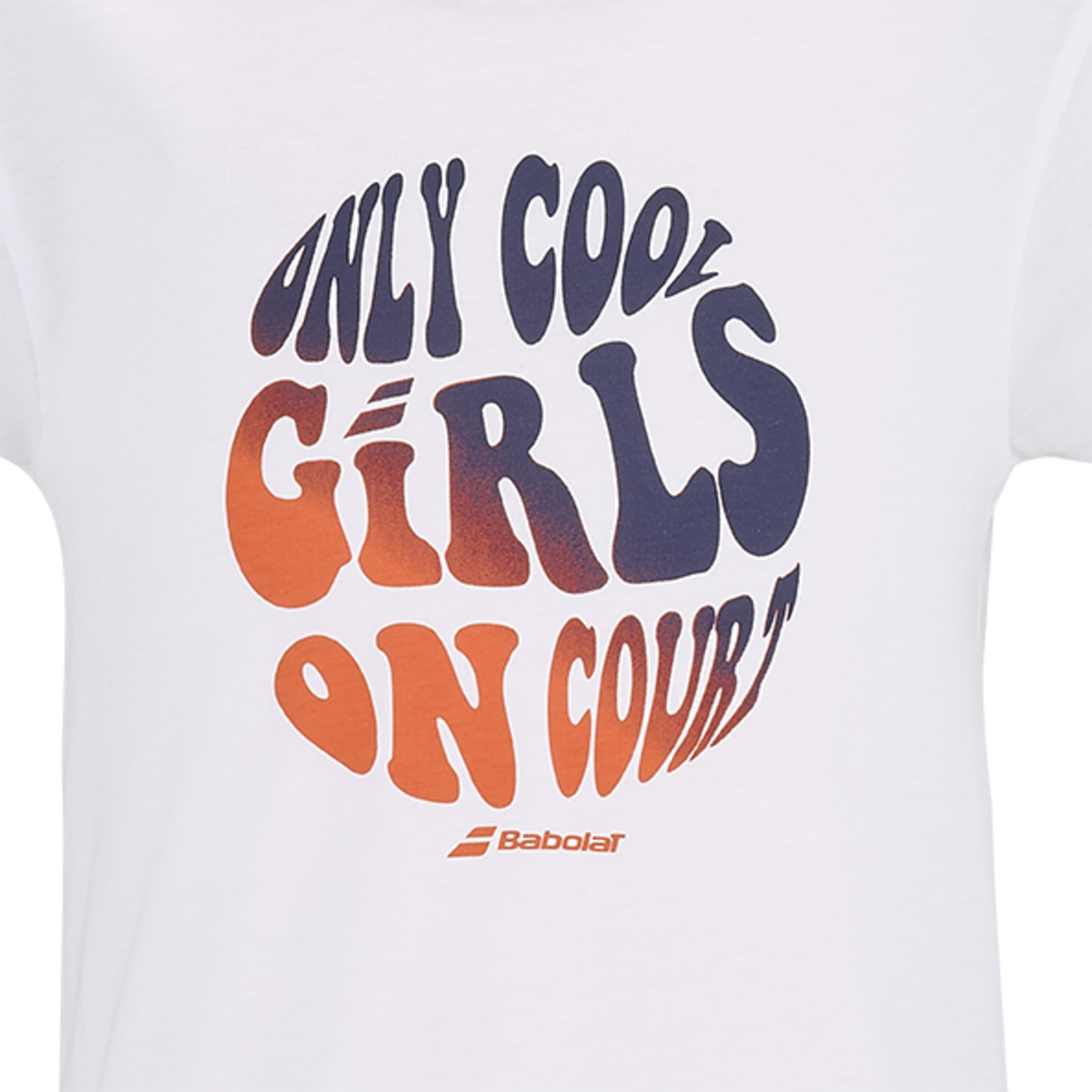 Exercise Cotton Tee Mädchen Weiß