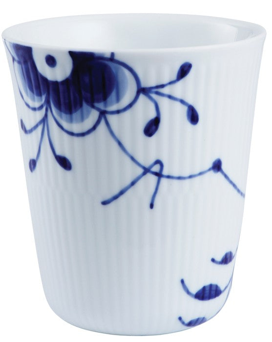 Royal Copenhagen  Blå Mega riflet termokop - 29 cl.