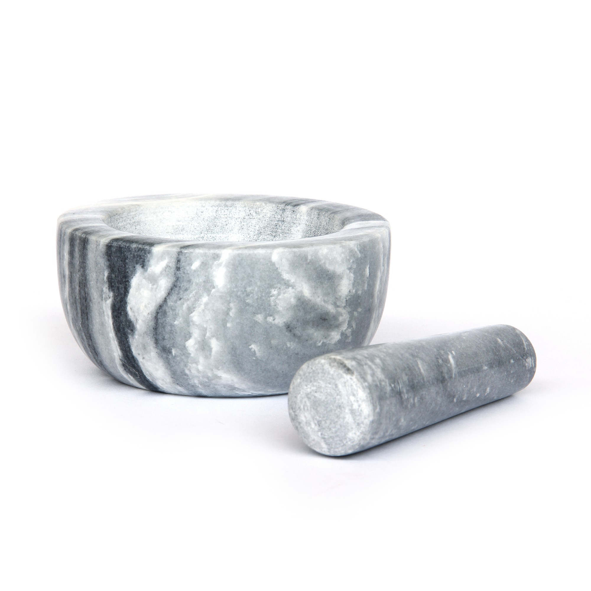 Mörser 'Dukkah', hellgrau, Ø 11,5 cm, H 5,5 cm zu 15,80
