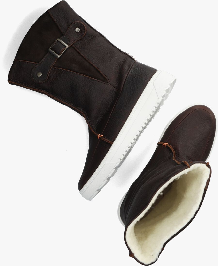 HUB bruine hub enkelboots snow 3.0