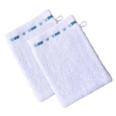 Linge de toilette décor mosaïque - 450 g/m² - BECQUET CRÉATION