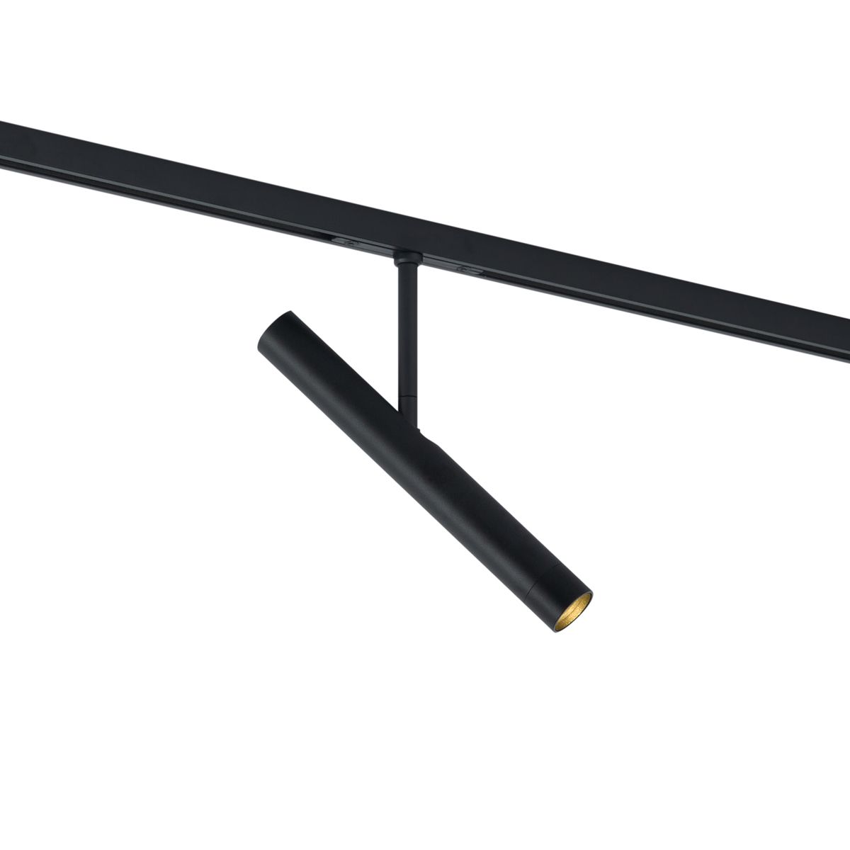 Moderne spot zwart voor railsysteem 1-fase - Slimline Avery