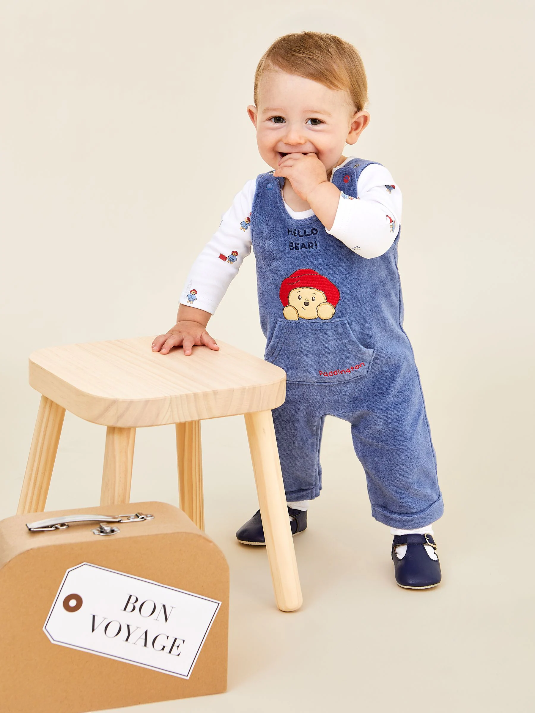 JoJo Maman Bébé Appliqué Dungaree Set