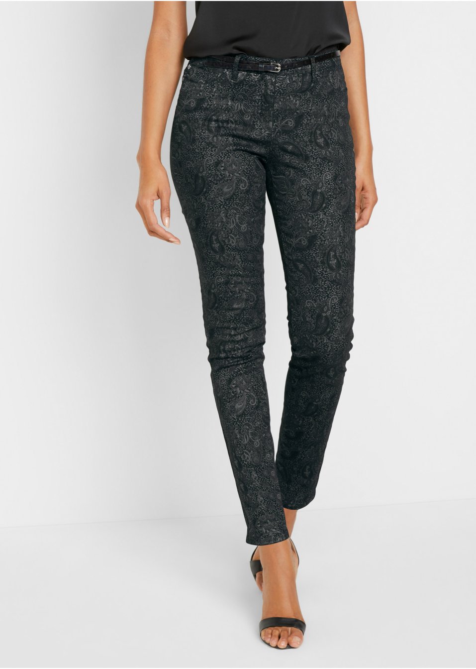 Pantalon à imprimé raffiné