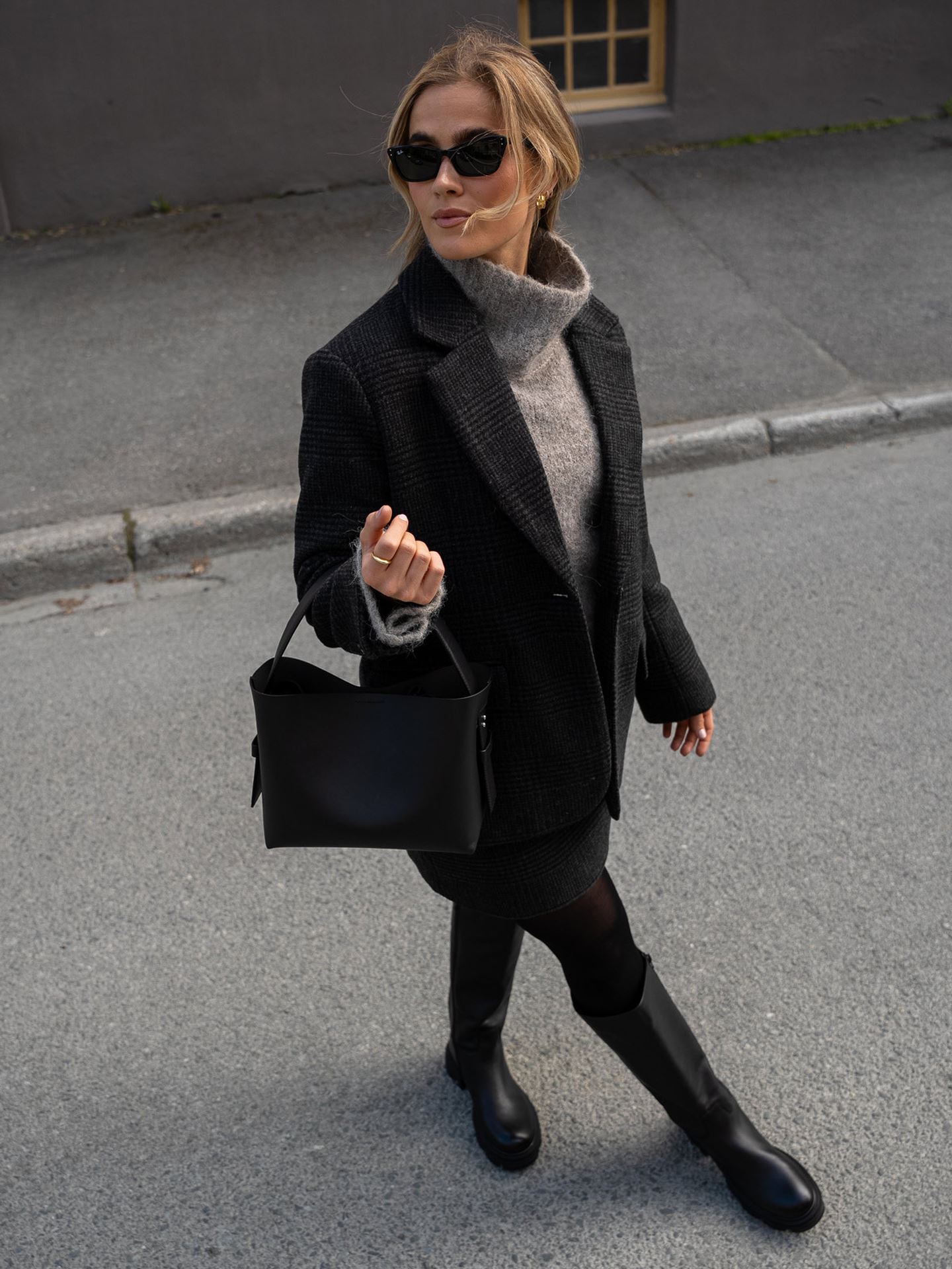 Bex Long Sleeve Oversized Blazer