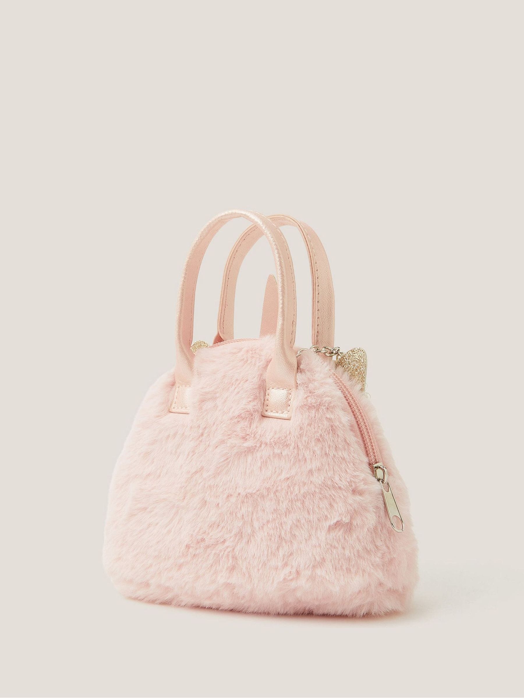Monsoon Fluffy Bow Unicorn Handbag