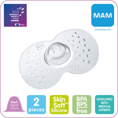 MAM Brystskjold 2-pack Str 2