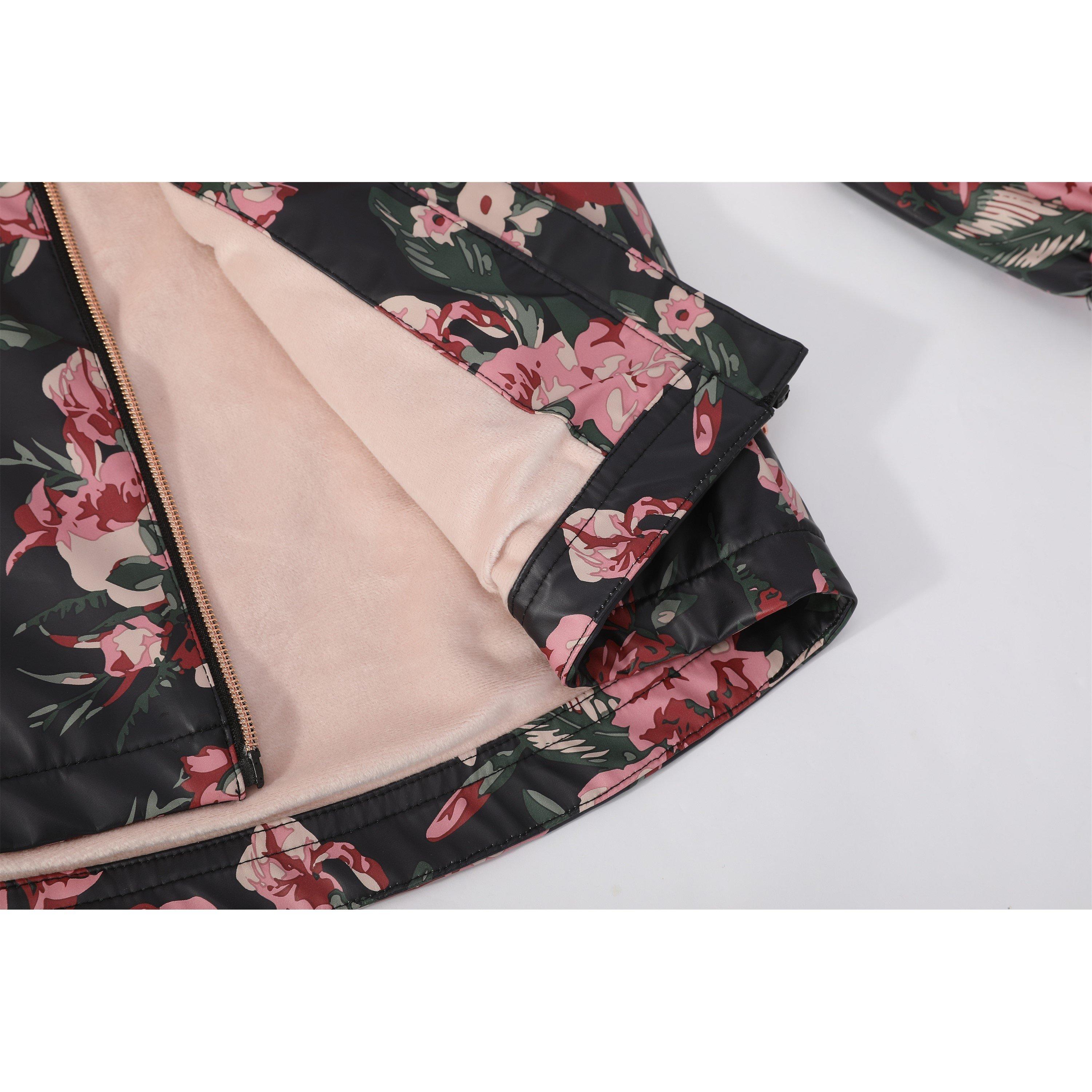 Firetrap Chic Floral Junior GirlsRain Jacket