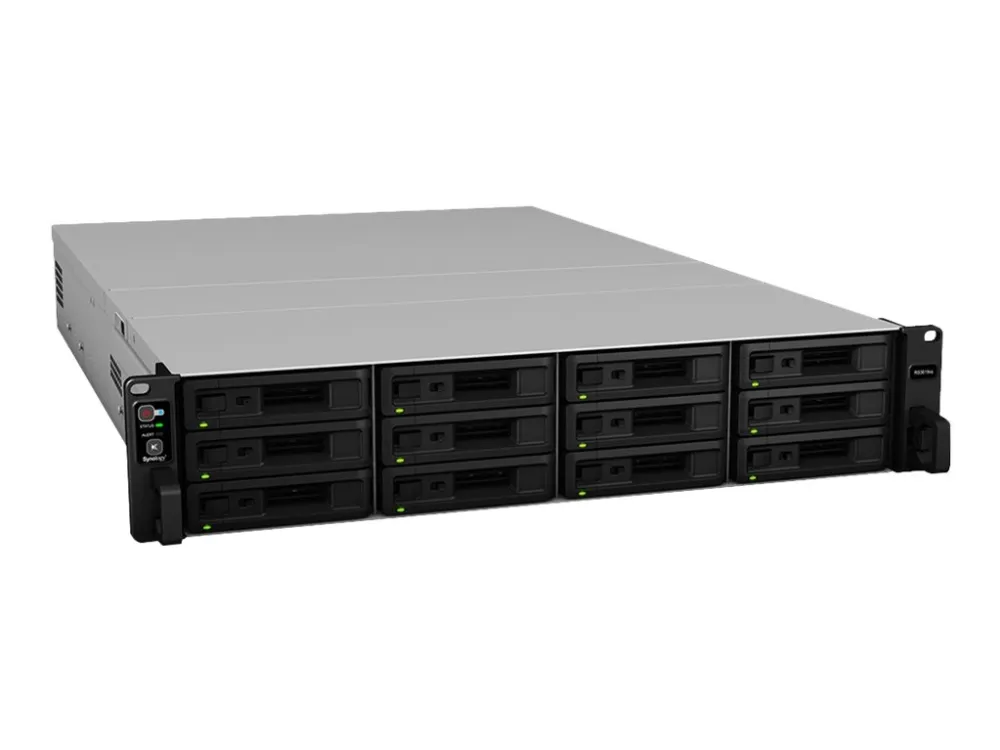 Synology RackStation RS3618XS - NAS-server - 12 bays - rackversion - SATA 6Gb/s - RAID 0, 1, 5, 6, 10, JBOD, RAID F1 - RAM 8 GB - Gigabit Ethernet - iSCSI support - 2U