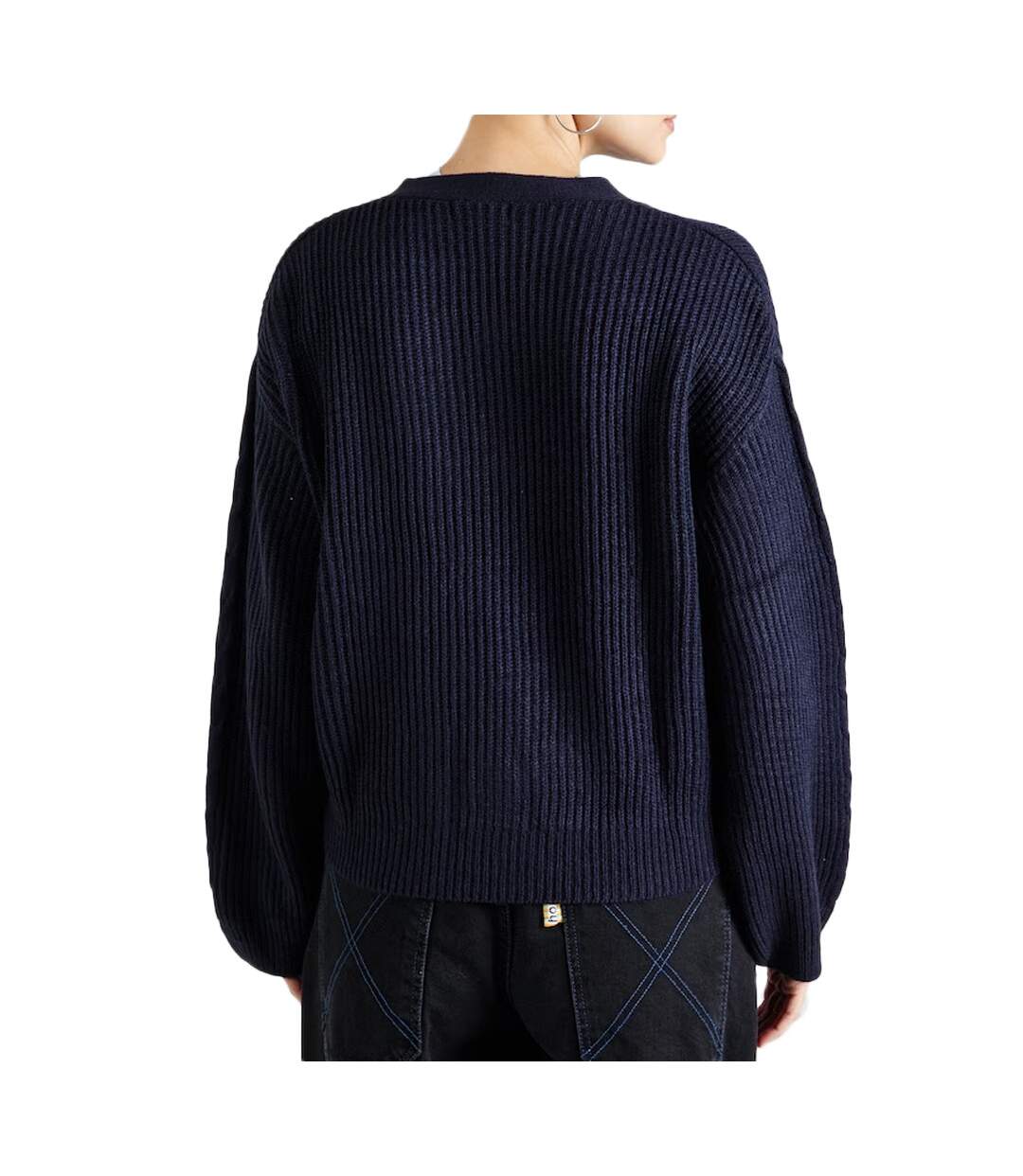 Pull Marine Femme  JDY Cable Cardigan