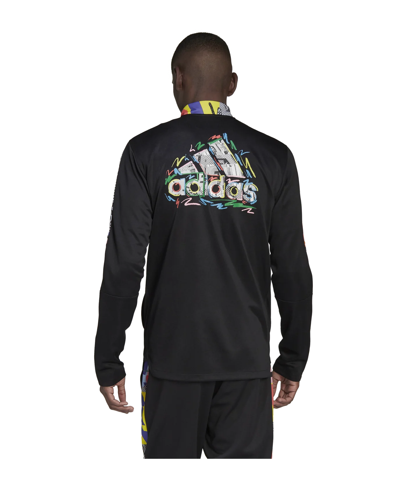 adidas Tiro Pride Trainingsjacke Schwarz Weiss