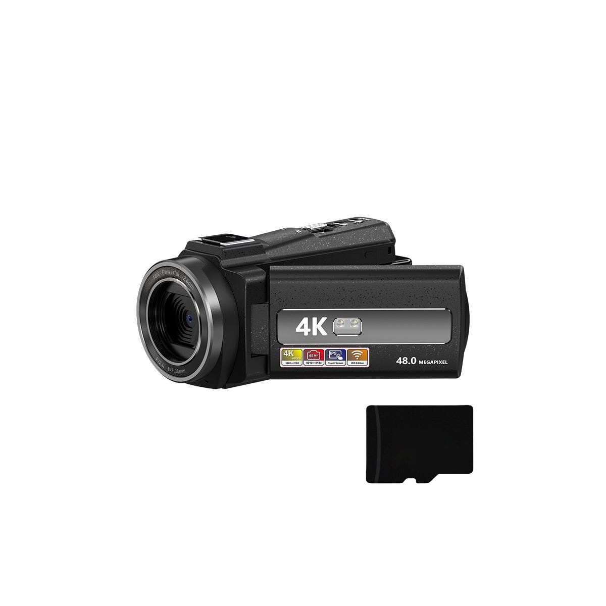 Videokamera m/16x zoom, IR nattsyn, fjernkontroll og 32 GB TF minnekort