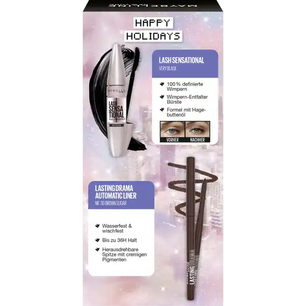Lash Sensational Sky High & Lasting Drama Automatic Liner Brown Sugar Geschenkset