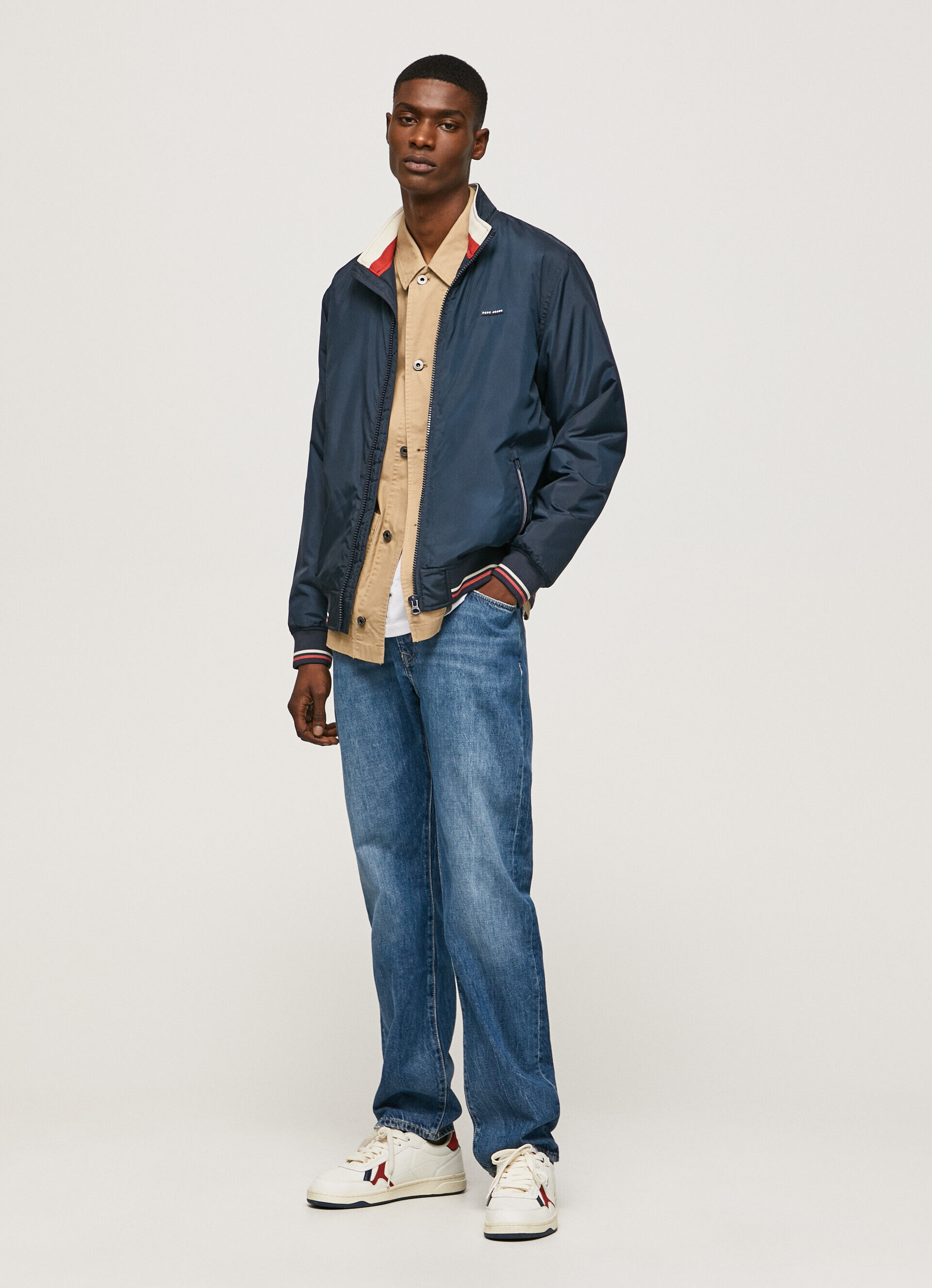 Jaqueta esportiva HARRINGTON - azul dulwich