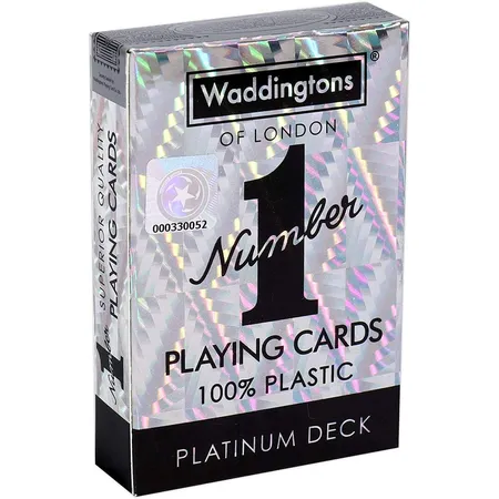 Winning Moves Number 1 Spielkarten - Platinum Deck - Kartenspiel