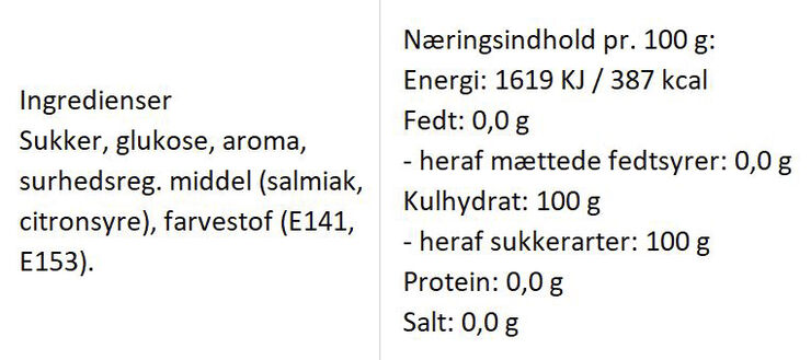 Almuegaarden Sig Tillykke med fodbold bolcher med smag af æble og salmiak-lakrids No color