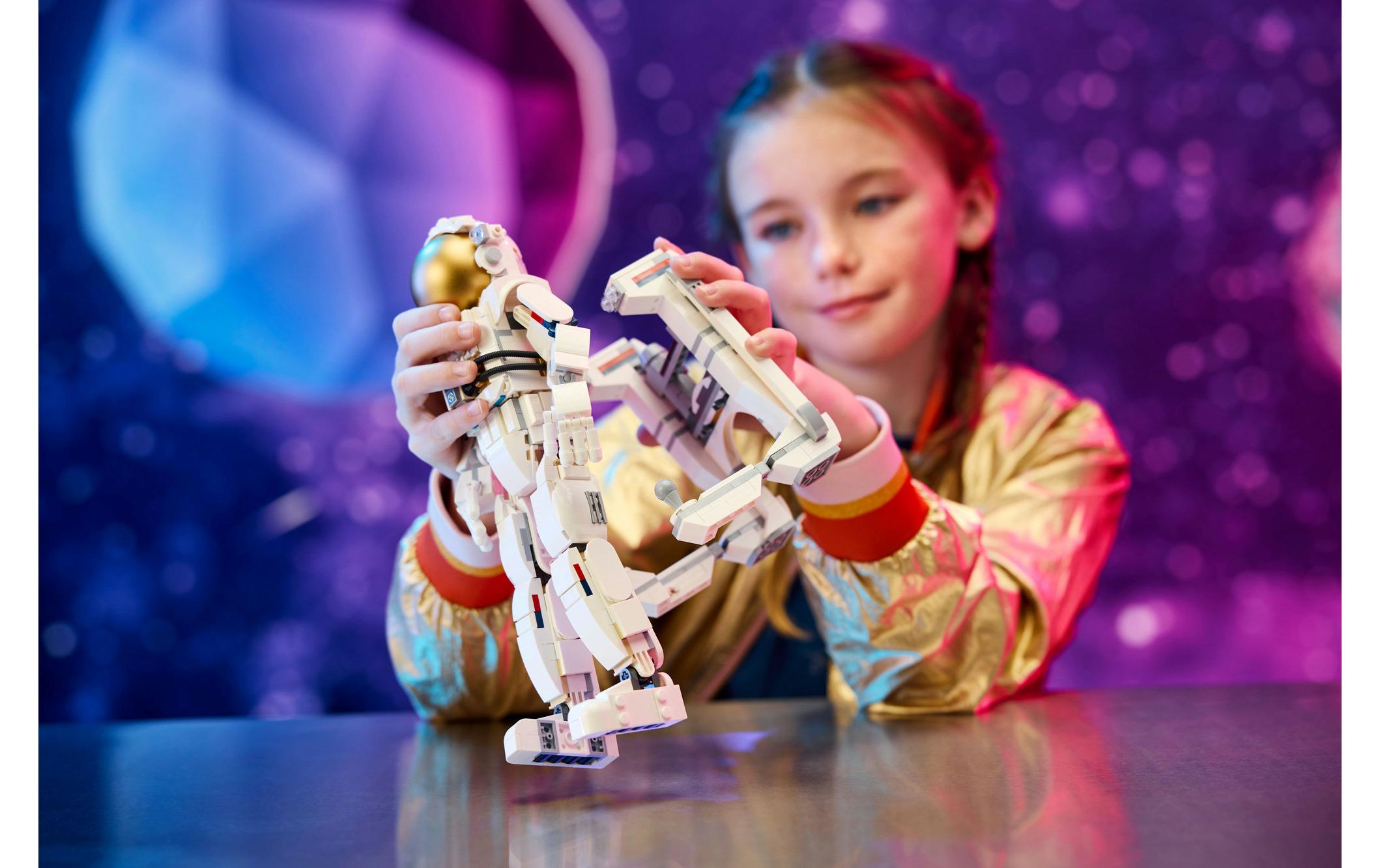 Creator Astronaut im Weltraum 311523-in-1-Spielset mit Astronauten zum Bauen und Umbauen
