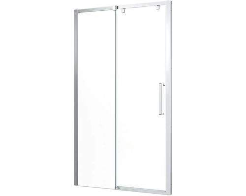form&style schuifdeur MODENA 100 cm profiel chroom helder glas vuilafstotende glascoating deurscharnier links