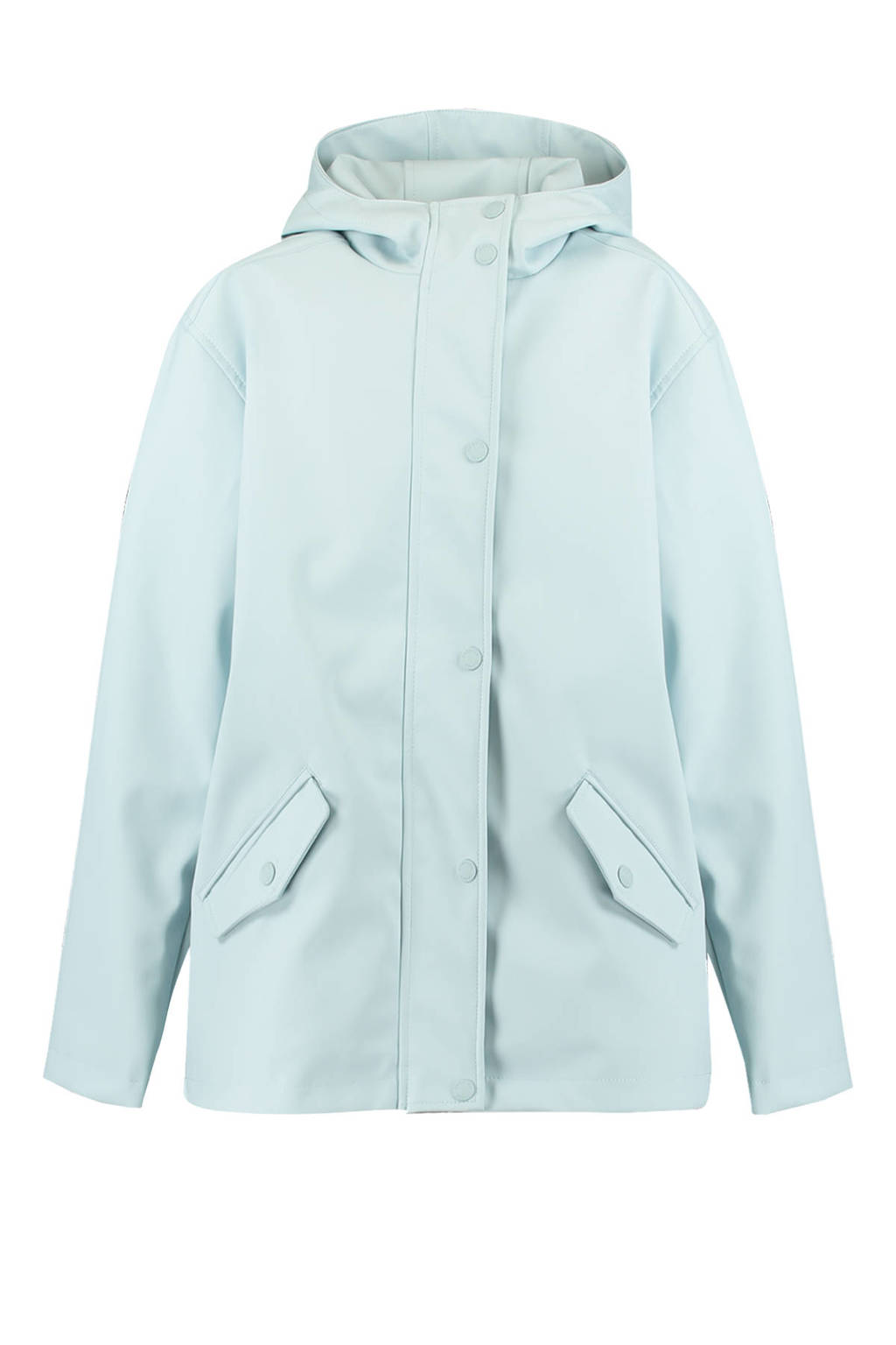 America Today regenjas Janice JR van polyester lichtblauw