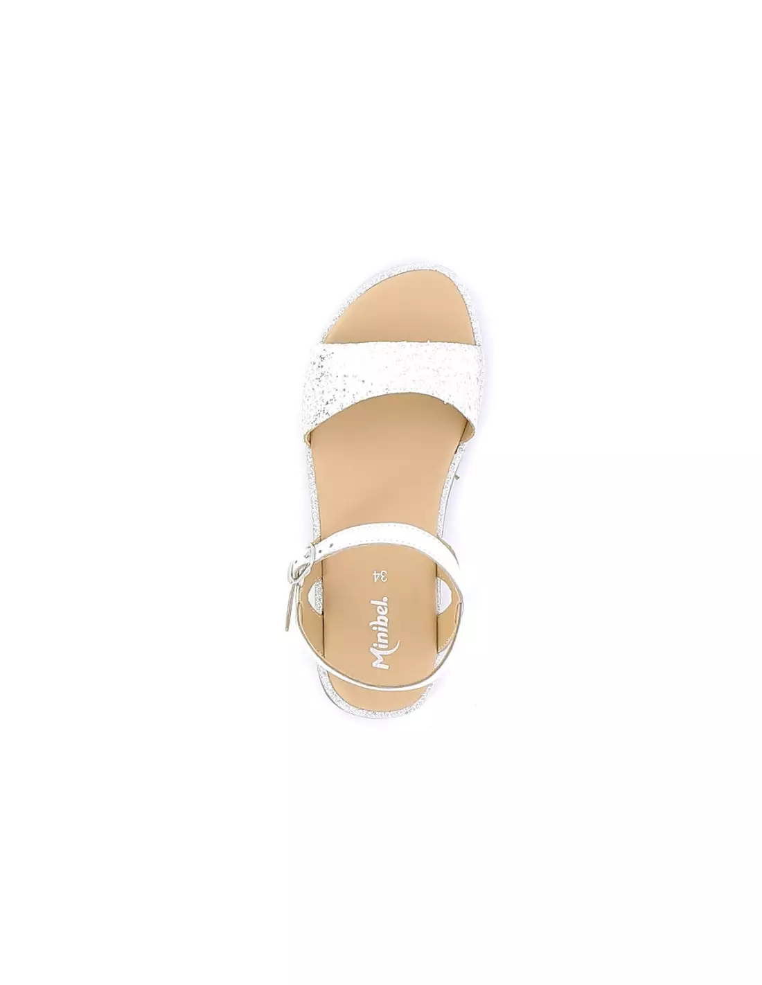 MINIBEL FUSHIA - Sandales & nu-pieds White