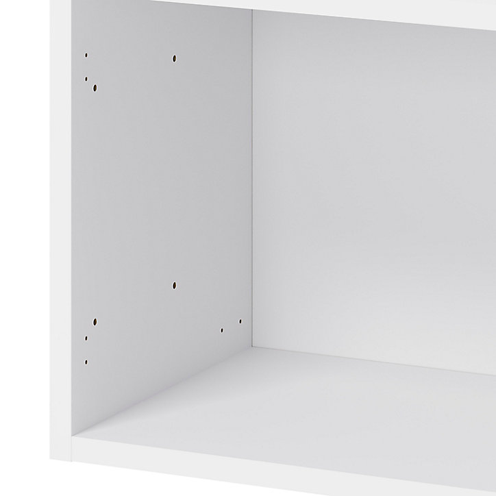 Caisson haut de cuisine GoodHome Caraway Blanc H. 36 cm x l. 50 cm