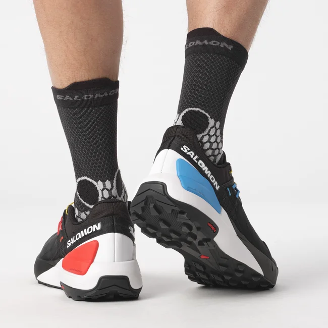 S/LAB SKYWAY  Chaussures de randonnée unisexes Black/White/BlueDanube