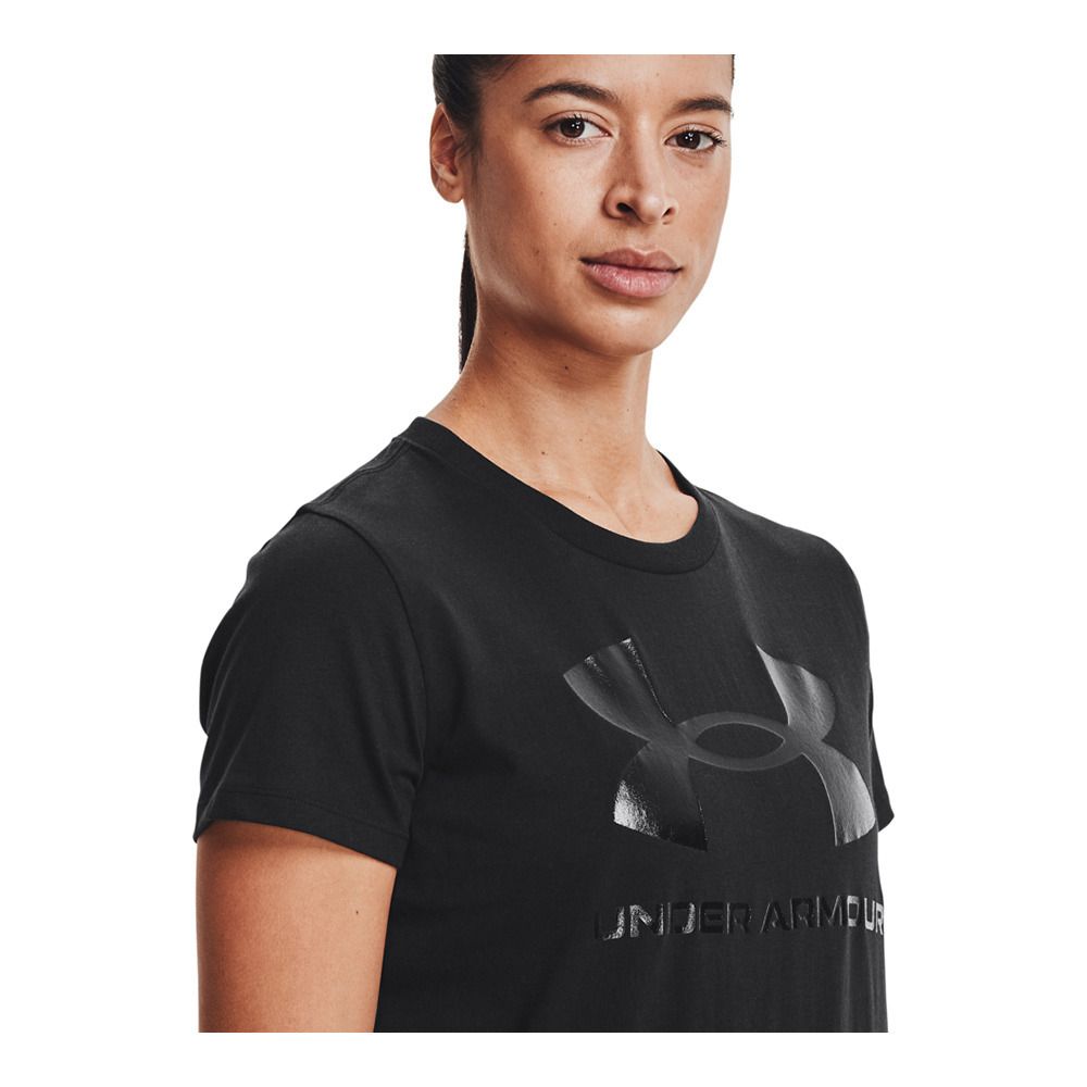 Under Armour SPORTSTYLE GRAPHIC - Tee-shirt Femme noir