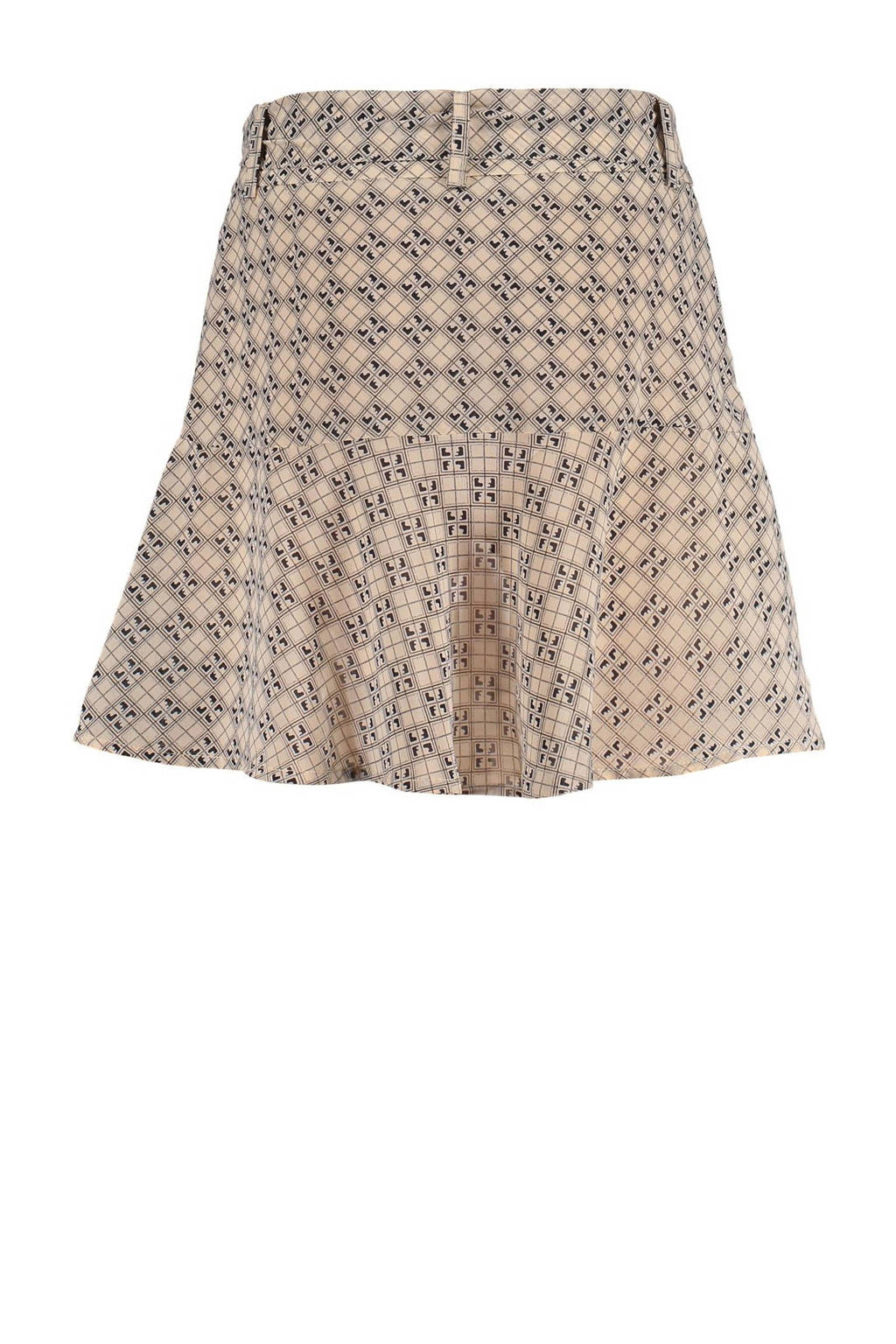 Frankie&Liberty rok met all over print beige/zwart