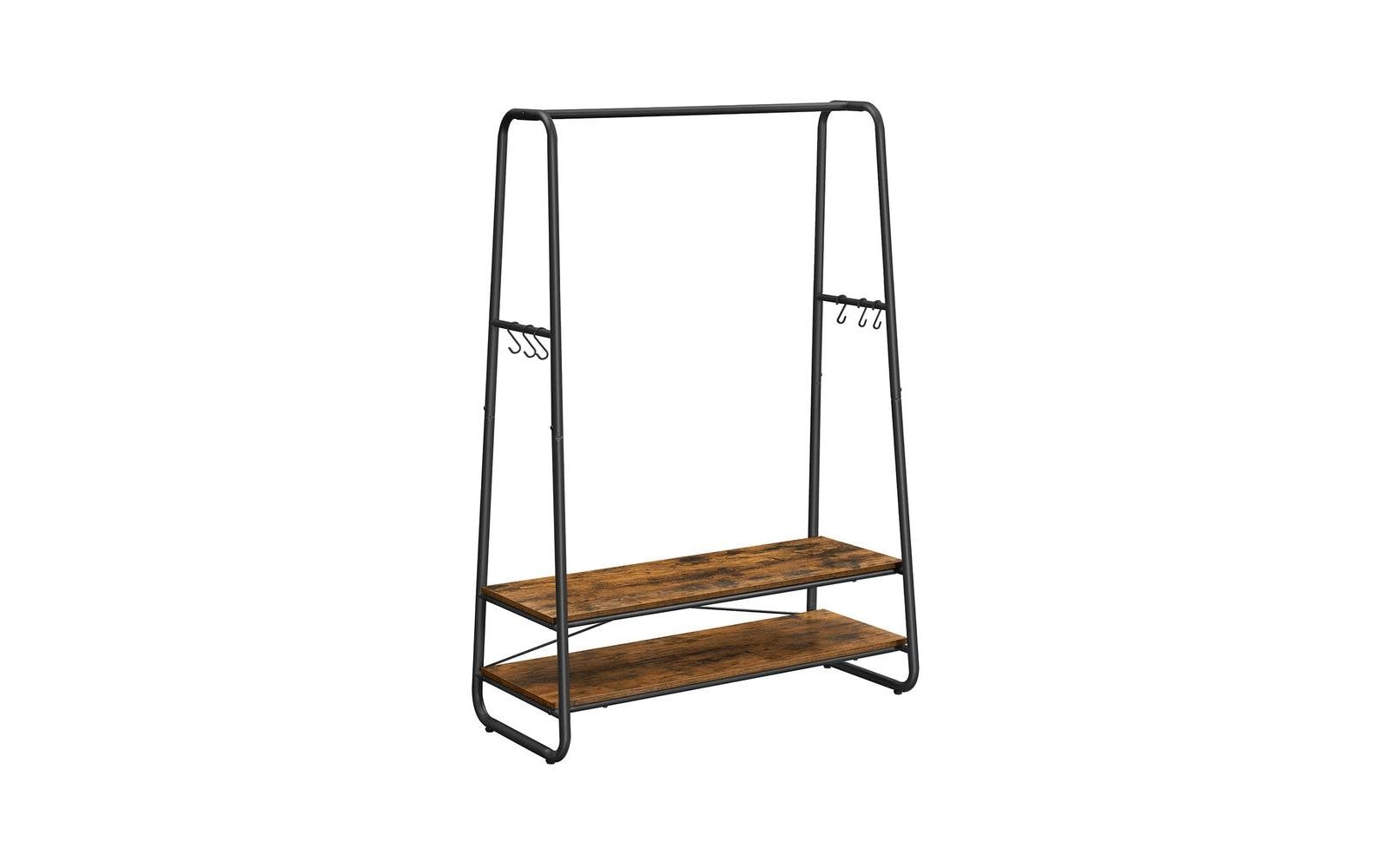 Garderobe Vintage 160 cm, Braun/SchwarzKleiderständer