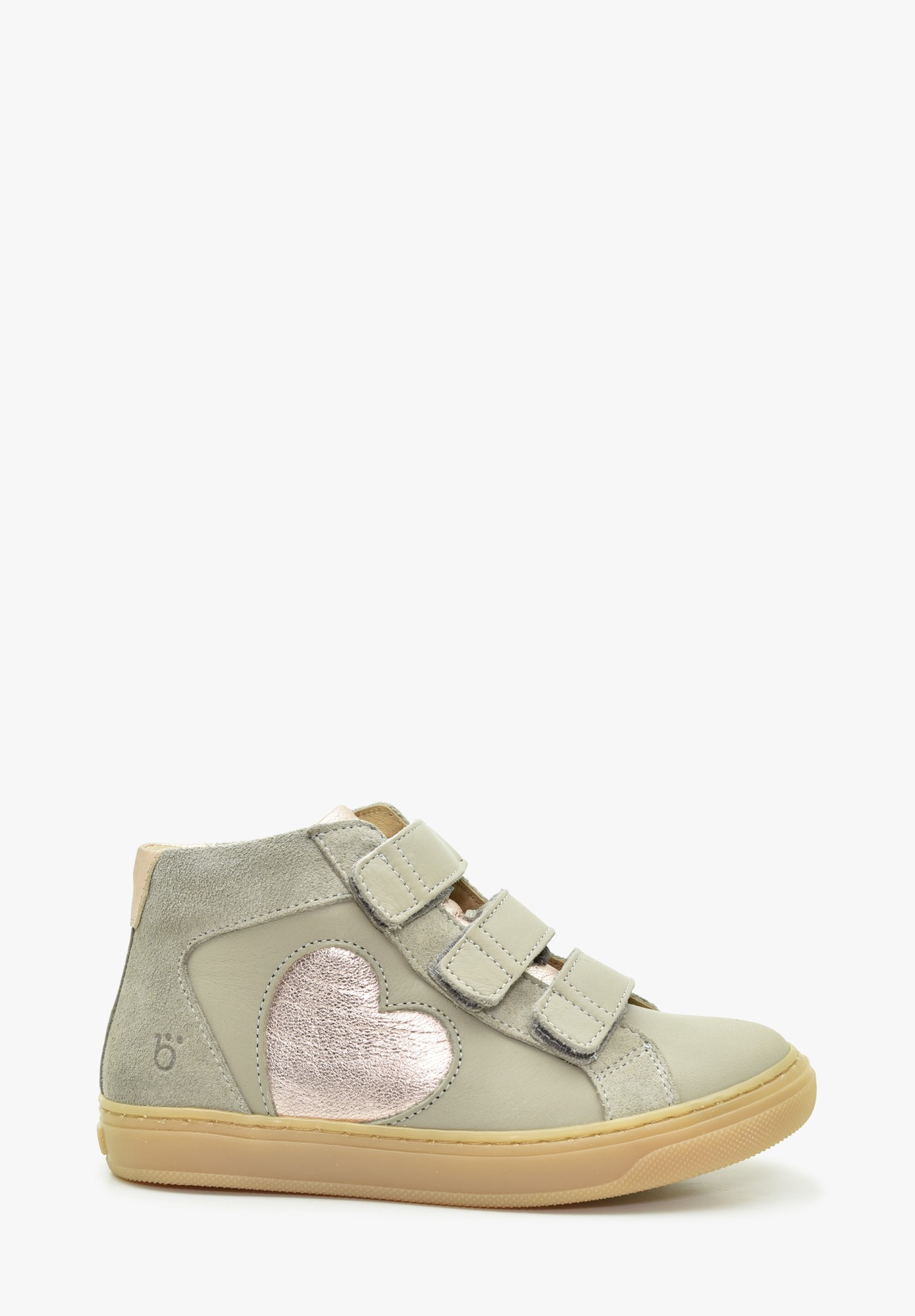 Laax cœur   Kinder Beige Metall Rosa