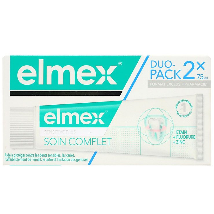 Sensitive soin complet plus duo pack 2x75ml