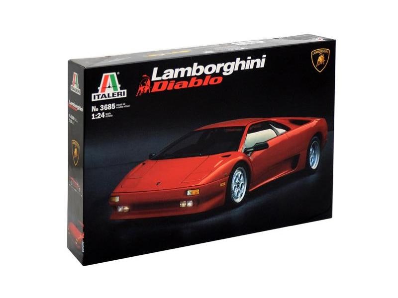 Italeri Bausatz Lamborghini Diablo 1:24 Kunststoff Modellbausatz
