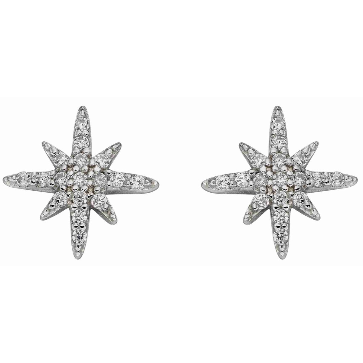 Boucle d'oreille étoile en argent 925/1000