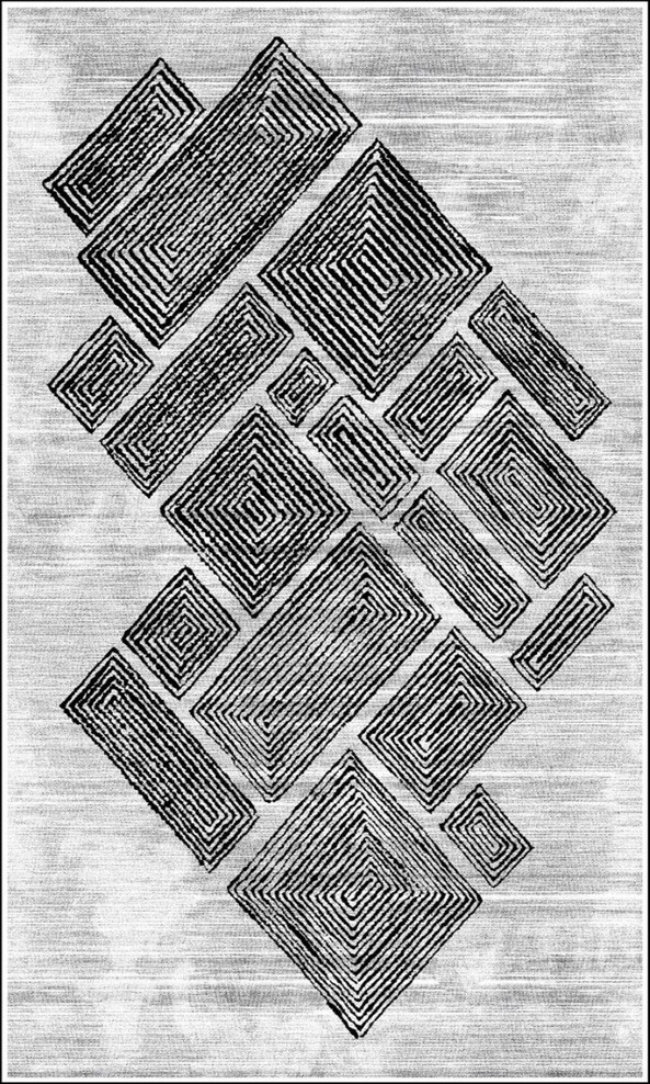 Mani Textile TPS_ALYA_GRI00 - Tapis de salon ALYA