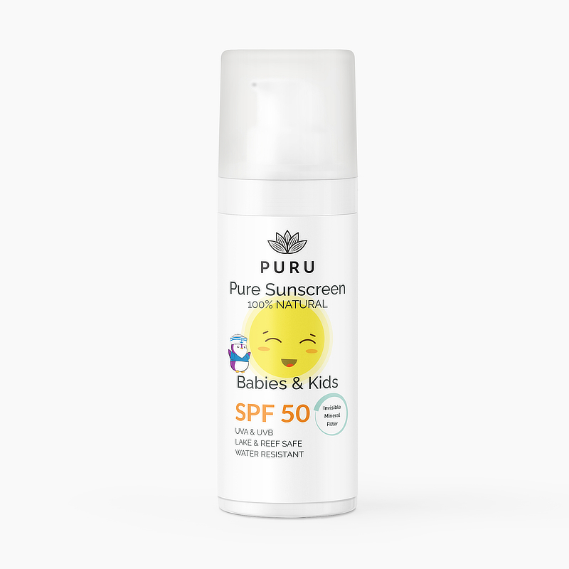 PURU Pure Sonnencreme Babys & Kinder Creme SPF50 Rundfl 50 ml