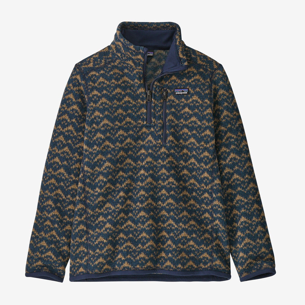 Kids' Better Sweater Fleecejacke mit 1/4-Reißverschluss