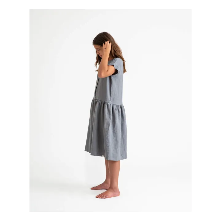 Matona Robe Lin | Bleu gris