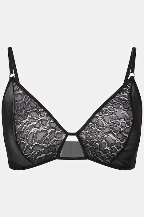 Bralette, Leo Spitze und Mesh