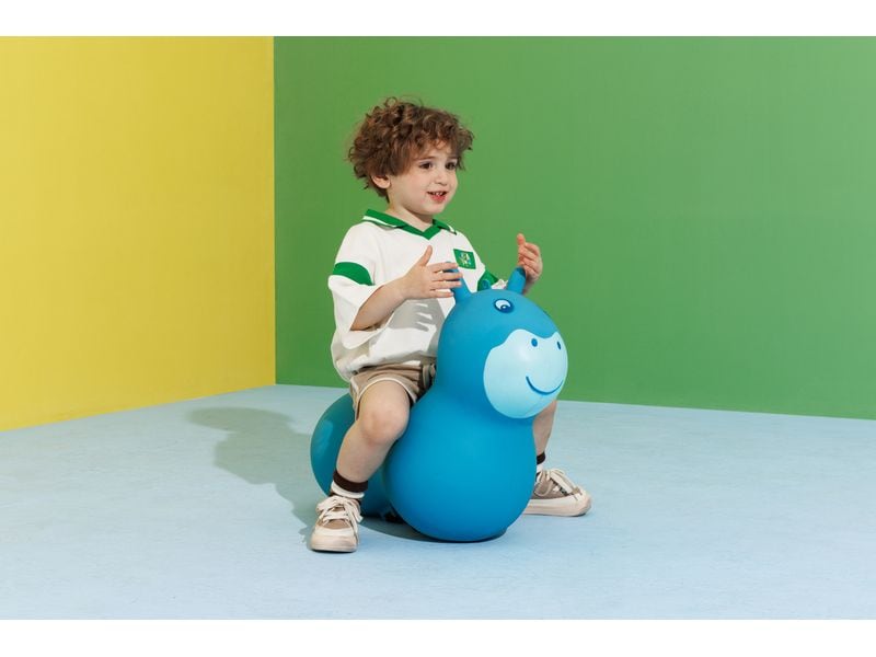 Micro Mobility Rutschfahrzeug Micro Air Hopper II Blue Kinderspielzeug für Spass, Abenteuer und Spannung