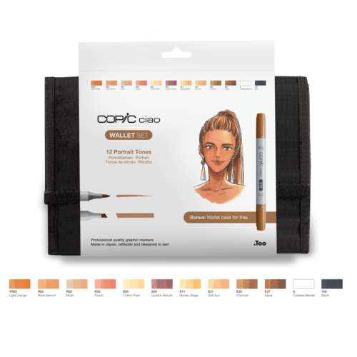 COPIC® ciao 12er Wallet-Set, Portrait Tones