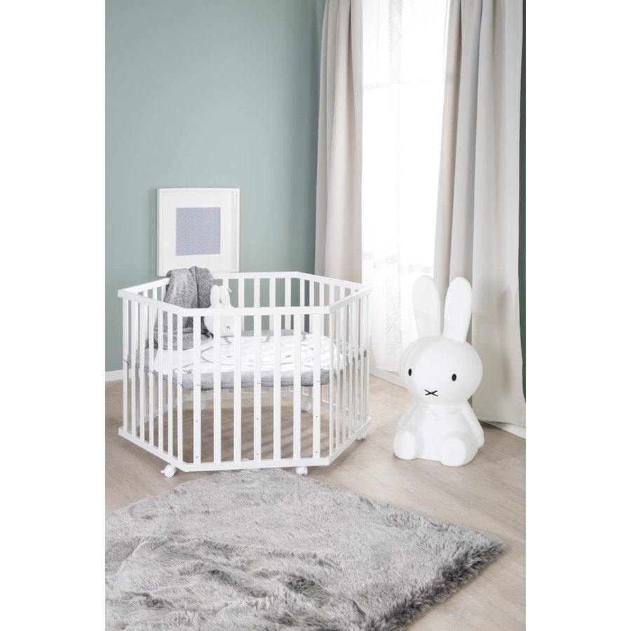 roba Laufgitter 6-eckig weiß miffy®