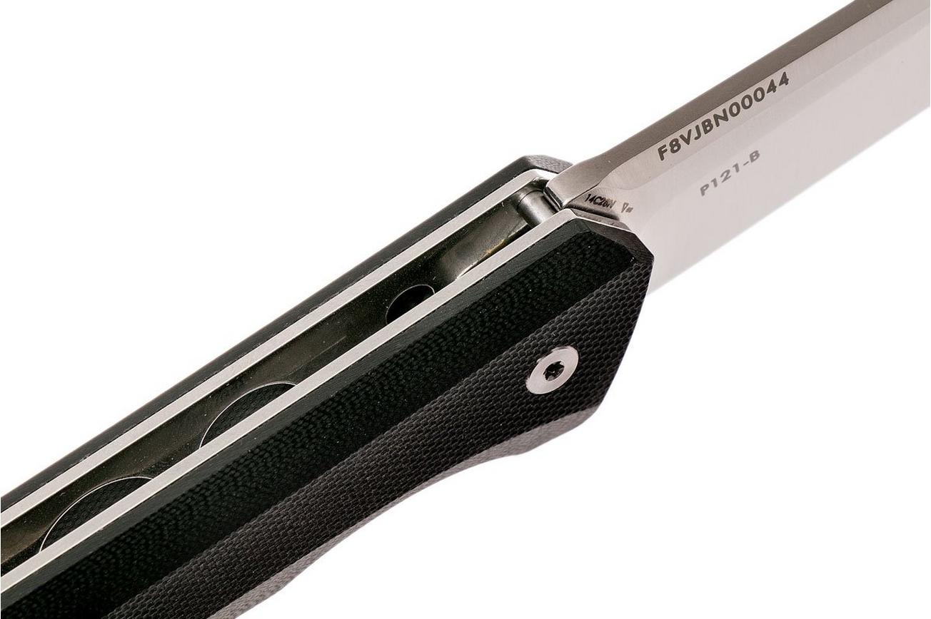 Ruike P121-B Hussar Black zakmes, Satin finish