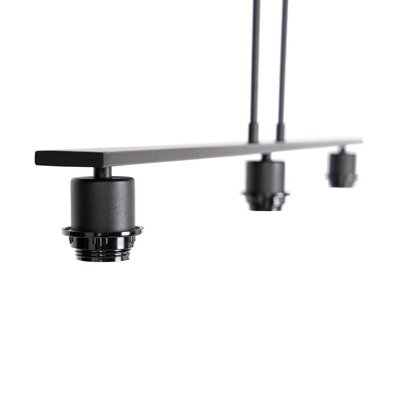 Hanglamp zwart zonder kap - Combi 3 Deluxe
