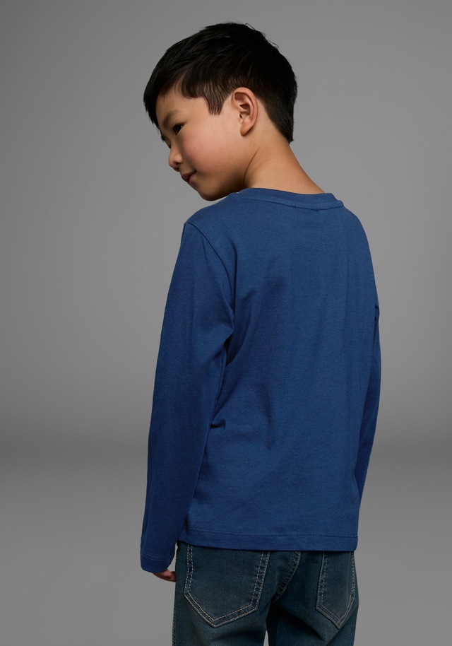 KIDSWORLD Langarmshirt »Rakete aus Wendepailletten« langärmelige,  Basic-Passform,  aus Jerseystoff,  aus  Baumwolle
